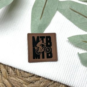 Lederlabel MTB Mountainbike