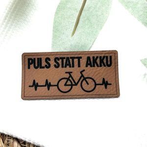 Lederlabel Puls statt Akku