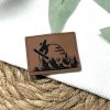 Lederlabel Snowboard