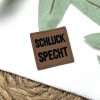 Lederlabel Schluckspecht