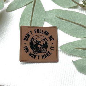 Lederlabel Mountainbike