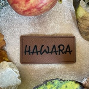 Lederlabel Hawara