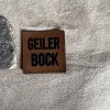 Lederlabel geiler Bock