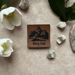Lederlabel "Berg Heil"