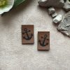 Lederlabel mini "Anker"