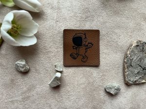 Lederlabel "Astronaut"