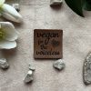 Stritzikistl Lederlabels 81 Lederlabel "vegan for the voiceless"
