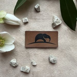 Lederlabel "Elefanten"