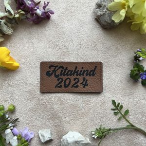 Lederlabel "Kitakind"