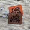 Lederlabel Sommer, Strand, Beach, Lederpatch