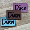 Lederlabel "Düsn" 4 Label Düsn