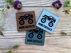 Lederlabel Monstertruck
