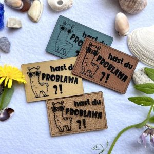 Lederlabel Lama Problama