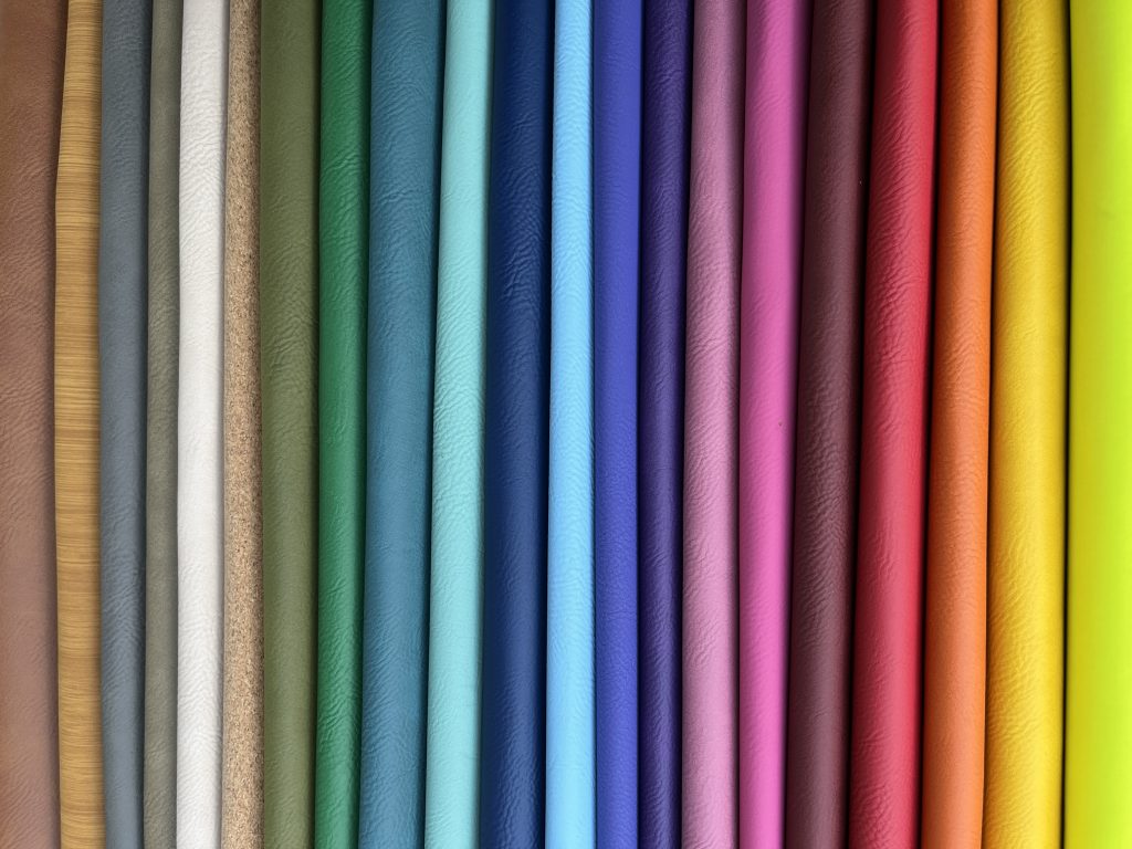 Stritzikistl Lederlabels 11 bunte Lederlabels Kunstlederlabel