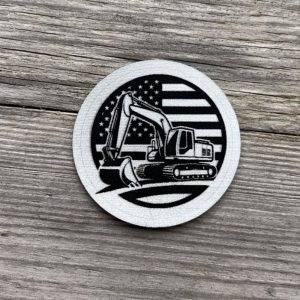 excavaor leather label usa label