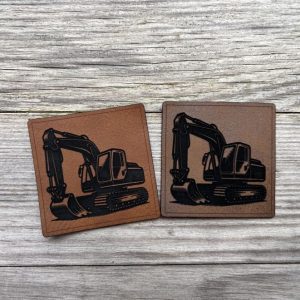 Warenkorb 8 Label Bagger excavator