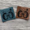 Lederlabel Igelpärchen