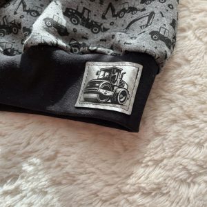 Lederlabel Straßenwalze