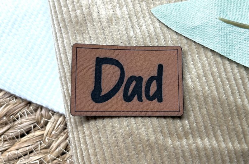 Lederlabel "Dad" 1 Lederlabel "Dad"