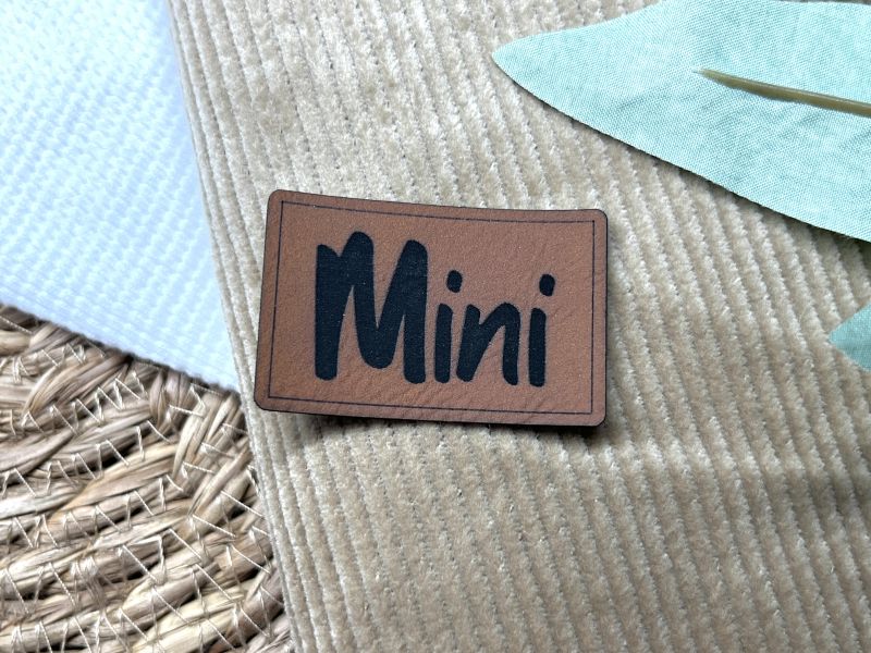 Lederlabel "Mini" 1 Lederlabel Mini