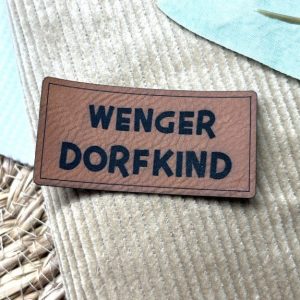 Label "Dorfkind" mit Wunschdorf