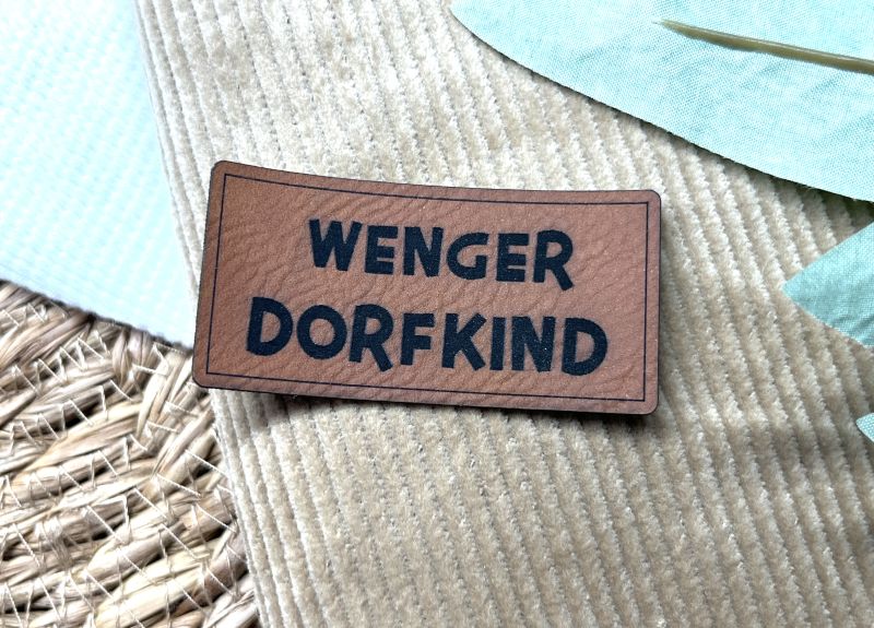 Label "Dorfkind" mit Wunschdorf 1 Label "Dorfkind" mit Wunschdorf