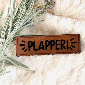 Plapperi, schweizerdeutsch mundart label