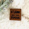 sugus Lederlabel Label Patch schweizerdeutsch