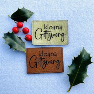 Lederlabel kloana Giftzwerg Dialekt österreich bayern