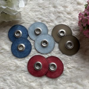 Ösenlabel Lederlabel rund