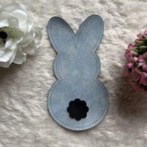 Lederlabel Osterhase