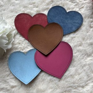 Lederlabel herz