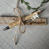 Stritzikistl Lederlabels 77 Geschenkset Kugelschreiber mit Klötzchen
