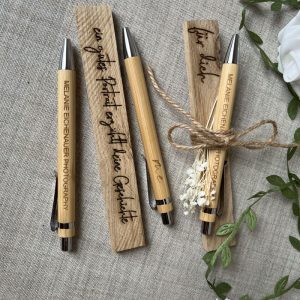 Alternative view of Geschenkset Kugelschreiber mit Klötzchen