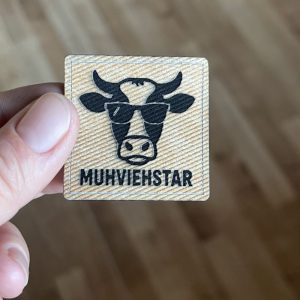 Lederlabel Muhviestar