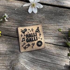 Lederlabel Halli galli