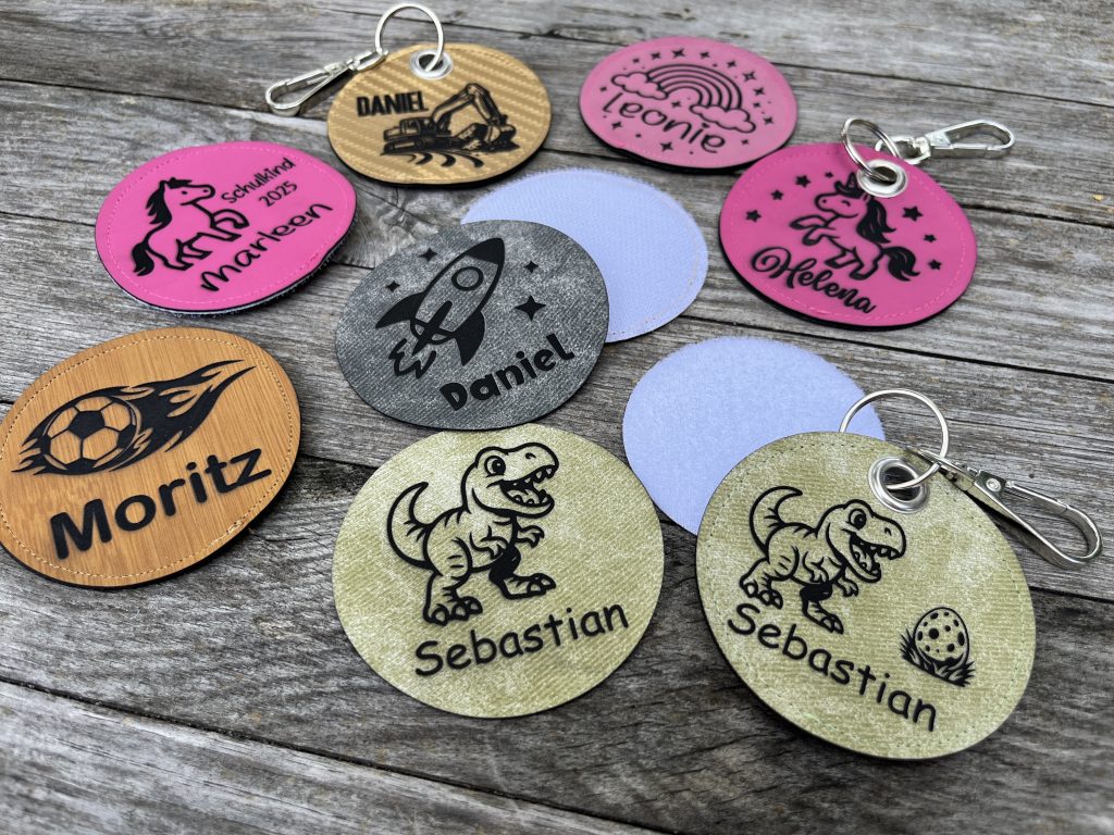 Stritzikistl Lederlabels 9 Stritzipatch, Kletti, Magicmag