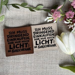 Lederlabel Kühlschrank