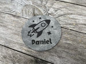 Schultaschenpatch Rakete