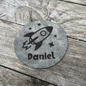 Schultaschenpatch Rakete