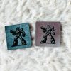 Label Robotermonster mit Kanone 2 Robotermonster mit Kanone