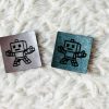 Lederlabel Pixelmännchen 2 Lederlabel Pixelmännchen, Minecraft