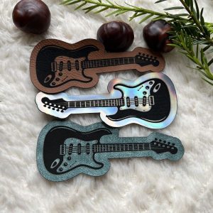 Lederlabel Gitarre