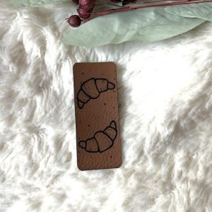 Lederlabel Croissant