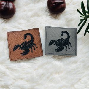 Lederlabel Scorpion