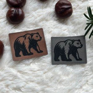 Lederlabel Bär
