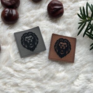 Label Löwe Löwenkopf