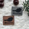 Lederlabel I love Austria