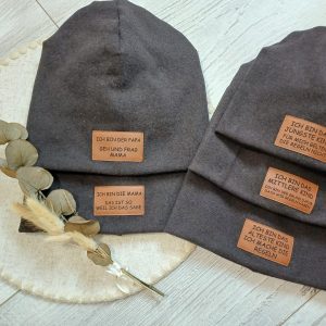 Lederlabel "Ich bin"