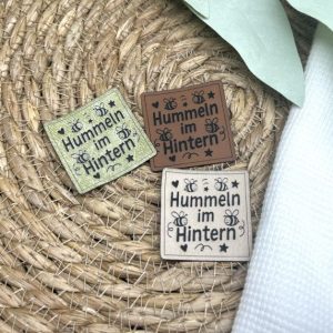 Lederlabel Hummeln